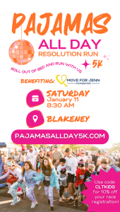 sixth annual Pajamas All Day 5K Resolution Run!